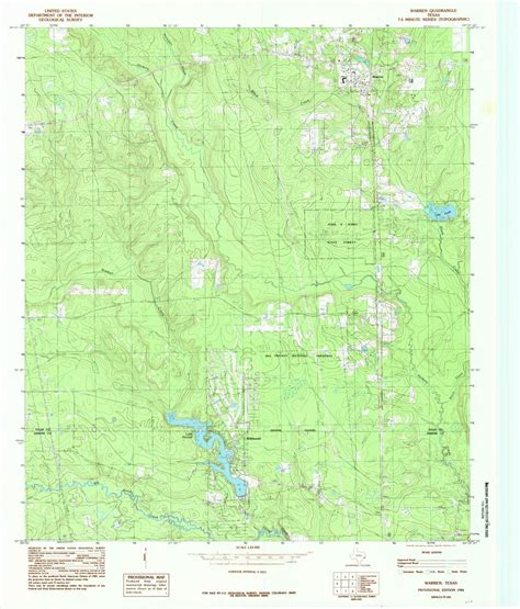 Classic USGS Warren Texas 7.5'x7.5' Topo Map – MyTopo Map Store