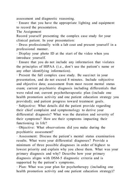 Chief Complaint Follow upHistory of Presenting IllnessMr | DOCX