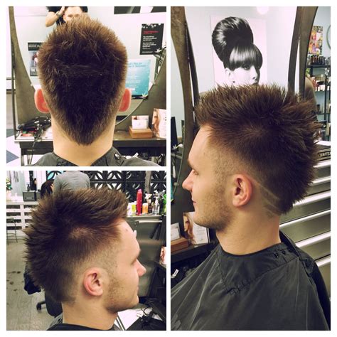 Euro Mohawk fun style | Athletic hairstyles, Faux hairstyles, Mens ...