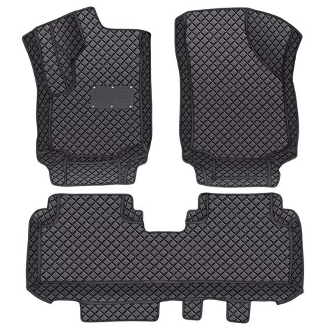 Car Floor Mats Custom Fit for 2018-2024 Chevrolet Equinox, Luxury PU ...