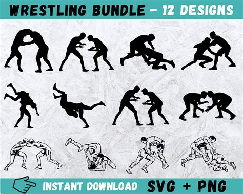 Wrestling SVG Wrestler Svg Wrestling Clipart SVG Wrestling - Etsy Australia