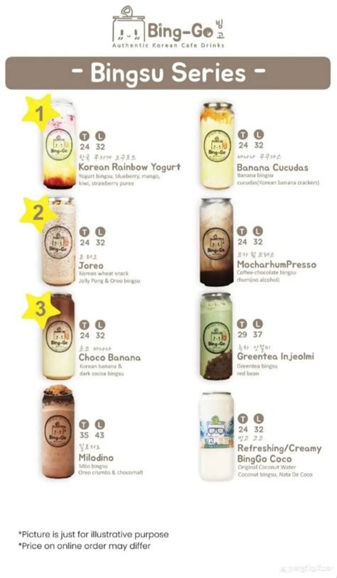 Menu Bing Go 的图像结果