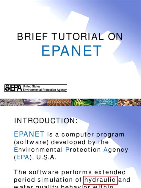 Image result for Epanet Tutorial PDF