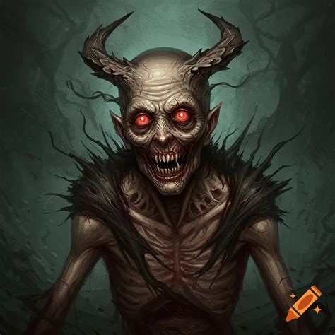 Strange old man possessed by a demon and skinwalker on Craiyon