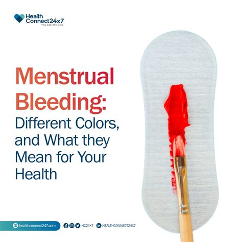 Menstruation: what different colors of blood say about your health
