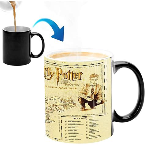 Taza que cambia de color con calor, taza mágica de cerámica wmancok de ...