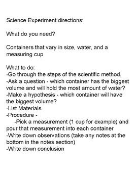 Image result for Volume Measurement Experiments
