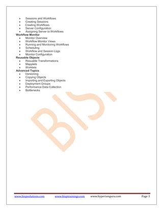 Image result for Informatica Course