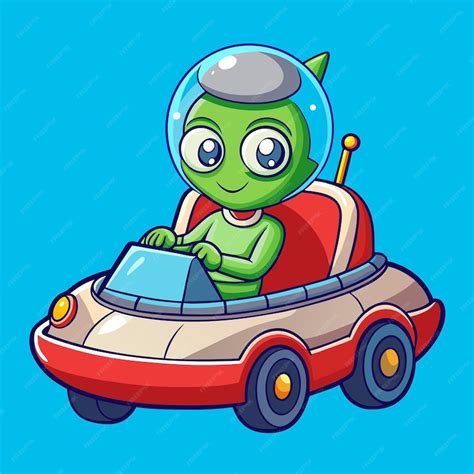 Alien Car Cartoon 的图像结果