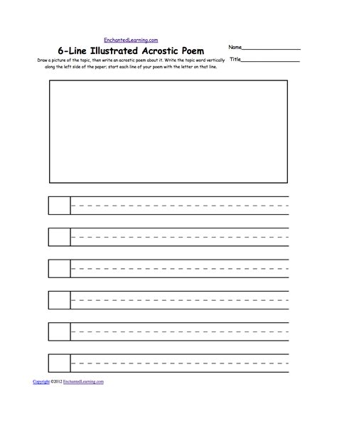 Acrostic Poems plus Generate Your Own Poetry Worksheets ...