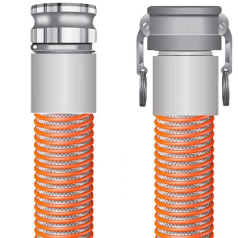 6 X 20' CLEAR PVC/ORANGE HELX ASM ALCXE - Rubberworx™