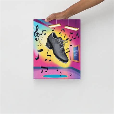 Canvas Tap Dance Art – Colorful Wall Décor for Dancers – The Portable ...