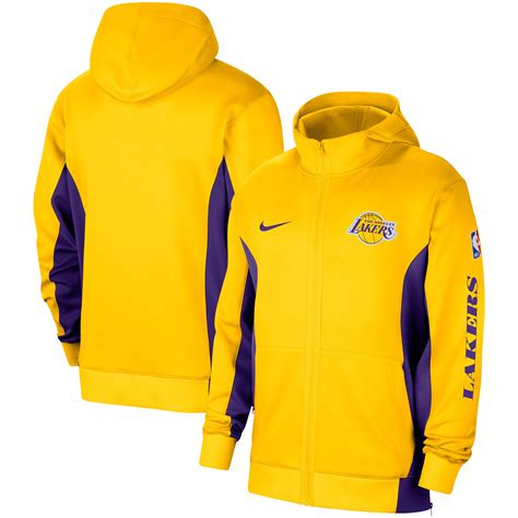 Los Angeles Lakers Nike Thermaflex Full Zip Hoodie - Mens | Rebel Sport