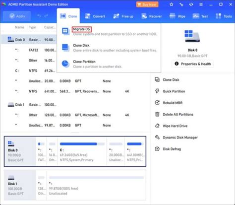 Image result for Using Free AOMEI Clone Software