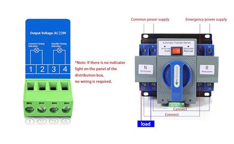110V Dual Power Automatic Transfer Switch Dual Power Generator ...