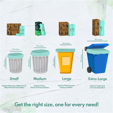 Buy IMVELO 100% COMPOSTABLE GARBAGE BAG | 6 ROLLS (15 BAGS/ROLL ...