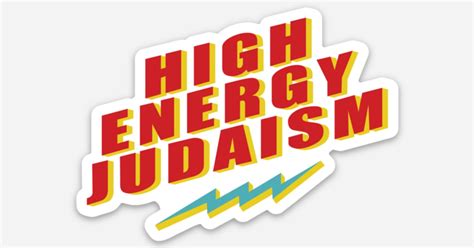 High Energy Judaism Magnet! by Mendy Levertov | Magnets | Sticker Mule ...