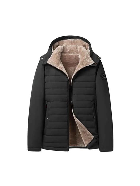 Fleece-Lined Hooded Winter Puffer Jacket – Jektron.shop