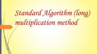 Image result for Two Digits Long Standard Algorithm Multiplication
