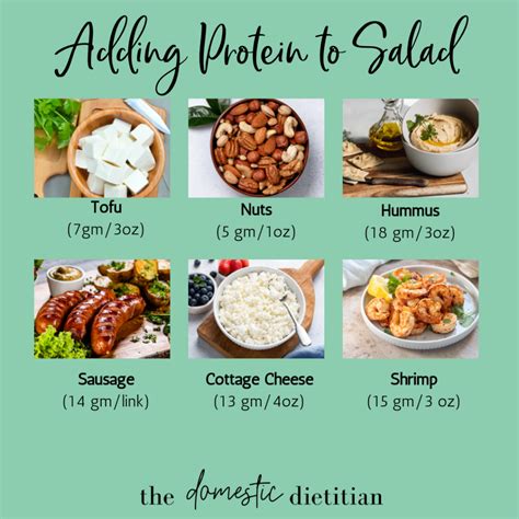 15 Ways to Add Protein to Salads - The Domestic Dietitian
