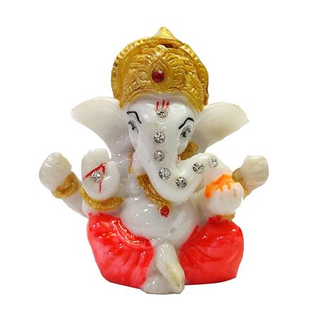 Buy Satvik Lord Ganesh Car Dashboard Idol/Murti/Statue Diwali Statue ...