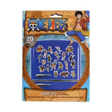 One Piece - Set de imanes de la Banda del Sombrero de Paja | Elbenwald