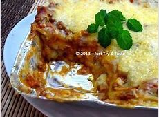 Just Try & Taste: Lasagna Meleleh a la Sintya: Super Mudah  