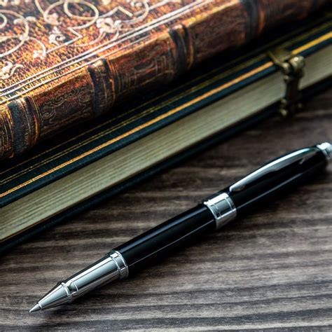 ZenZoi Executive Rollerball - Elegant Black Fine India | Ubuy