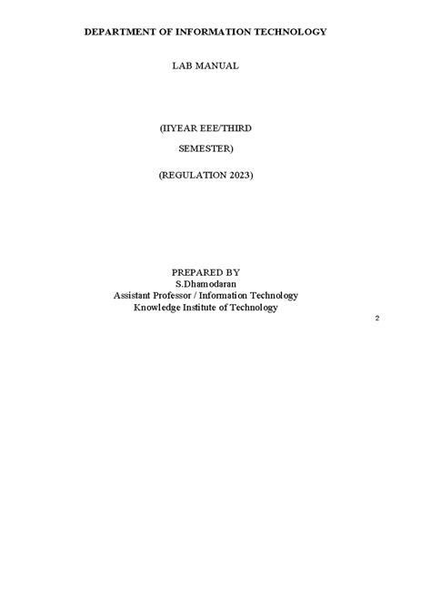 Data structures in c lab manual - DEPARTMENT OF INFORMATION TECHNOLOGY ...