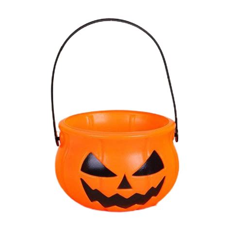 CASAFUN Halloween Trick or Treat Pumpkin Bucket, Jack O Lantern Candy ...