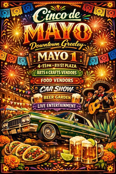 Cinco de Mayo downtown Greeley , Downtown Greeley, 1 May 2026 | AllEvents