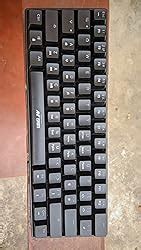 Ant Esports MK1300 Mini Wired Mechanical Gaming Keyboard with 60% ...