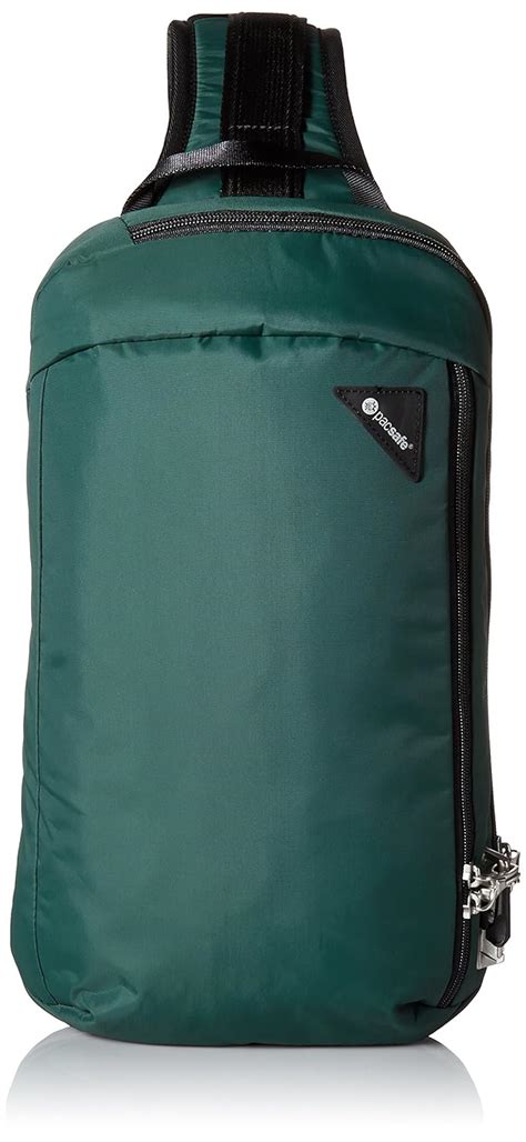 Pacsafe Men's Vibe 325 Sling Backpack, Forest Green, One Size : Amazon ...