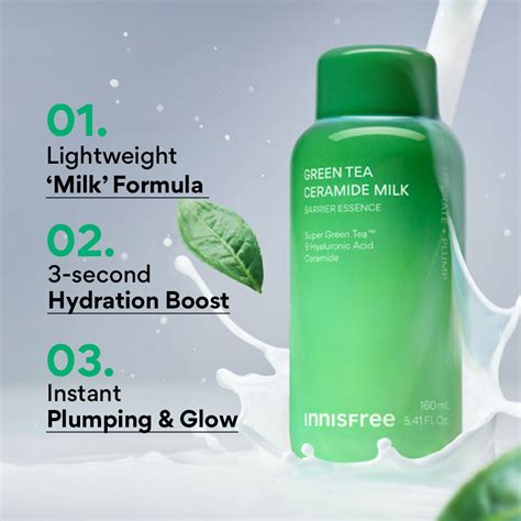 Shop Green Tea Ceramide Milk for Radiant Skin – INNISFREE India