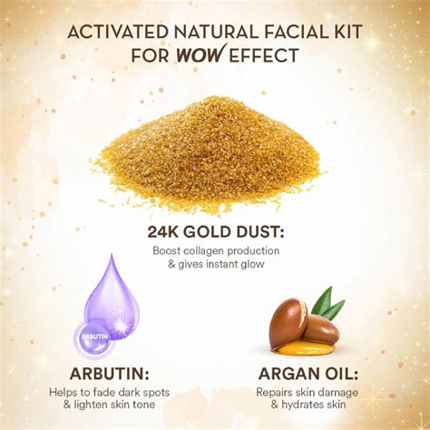 Golden Facial Kit For Glowing Skin - Get Radiant Now