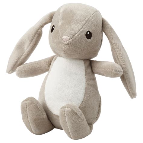DVÄRGHARE soft toy, bunny/beige, 21 cm (8 ¼") - IKEA