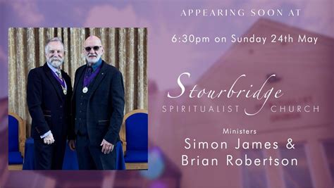 Spiritualist Service with Ministers Simon James & Brian Robertson ...