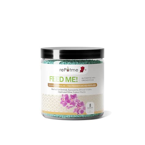 rePotme Orchid Fertilizer - Feed ME! MSU - RO/Rain/Tap Water (8 oz Jar ...