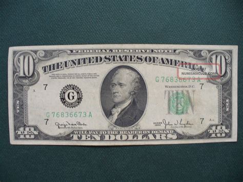 1950 - 10 Dollar - Chicago - Federal Reserve Note