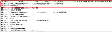 Image result for EDI Format Example