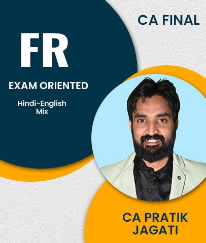 CA Final Financial Reporting (FR) Exam Oriented | CA Pratik Jagati