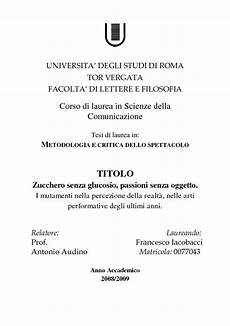 universita degli studi di roma tor vergata facolta di universita degli studi di roma tor vergata facolta di