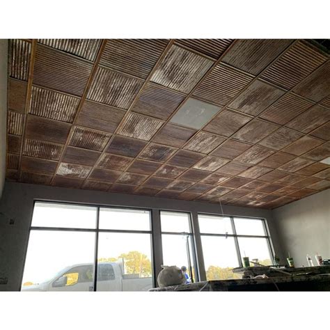 Corrugated Metal Ceiling Tiles – DakotaTin By Rusher Products, LLC
