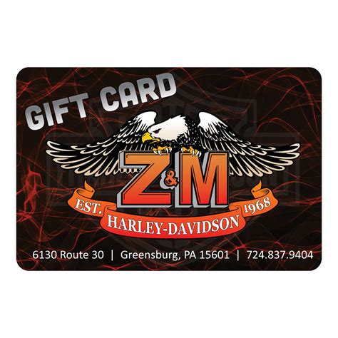 $25 Z&M Gift Card – Z&M Harley-Davidson - Worksheets Library