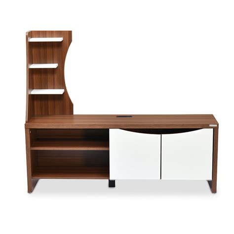 Buy Nilkamal Caspian Wall Unit in Walnut & White Online in India