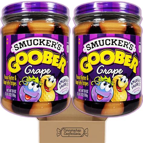 Goober Peanut Butter and Grape Jelly 2 Jar Bundle - 36 ounces Total ...