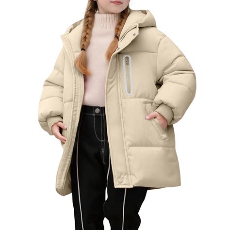 CAIVO Winter Girls Down Coats Long Jackets Coats Warm Winter Coats ...