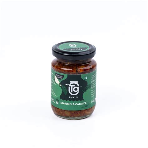 Ta Pickles | Mango Avakaya Pickle Without Garlic | 150g | Made with ...