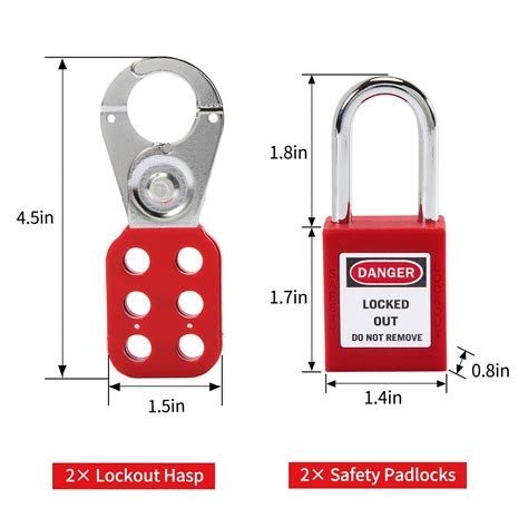 Buy Lockout Tagout Kit - Safety Lockout Padlocks Loto Hasps Lockout ...