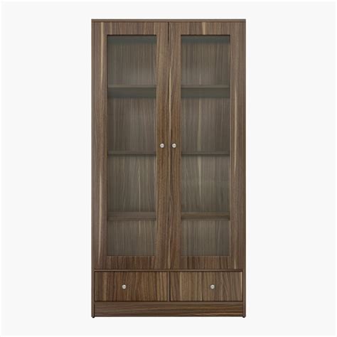 Buy Helios Lewis Shokki Crockery Unit - Brown from Helios by Home ...